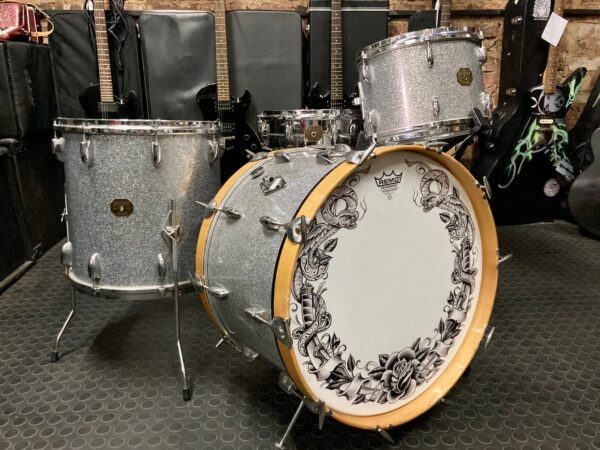 GRETSCH “Stop-Sign” Outfit, Silver Sparkle